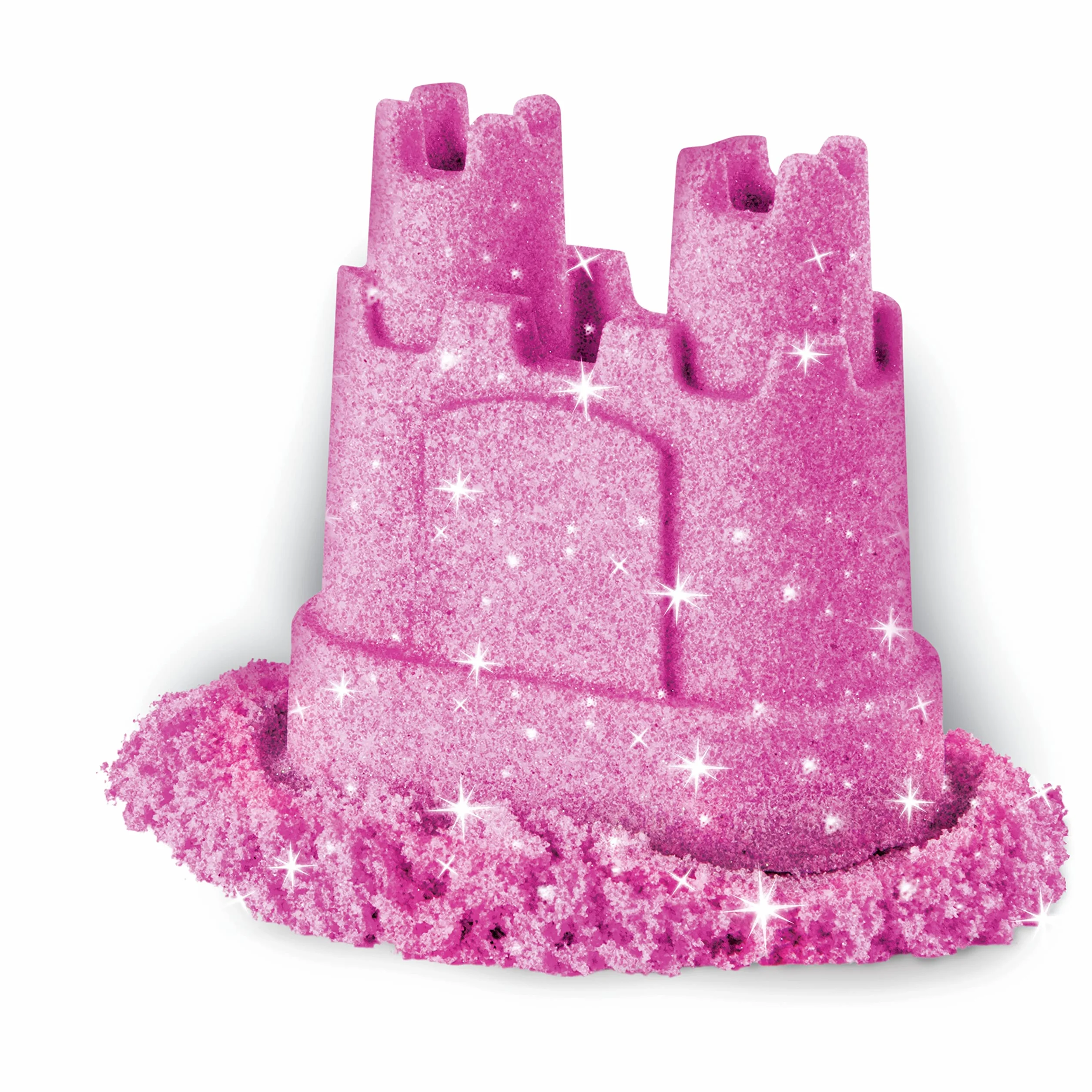 Kinetic Sand Shimmering Sand 3 Pack with Sandcastle Molds