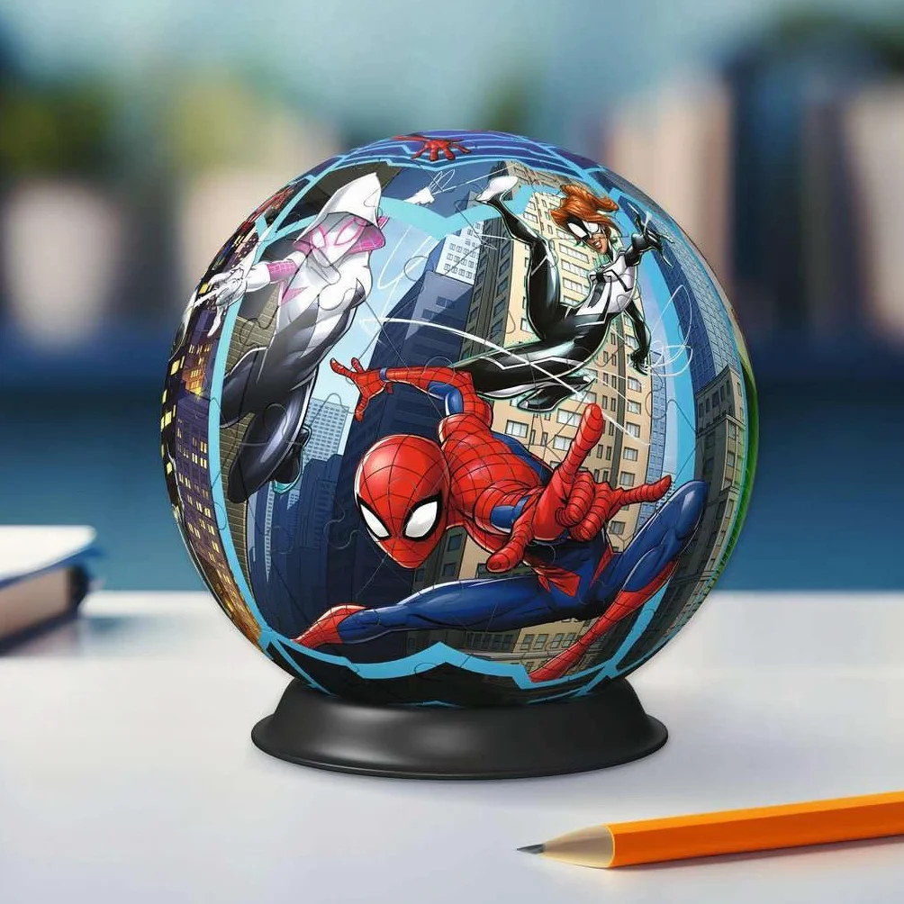 Puzzle 3D Kula: Spiderman