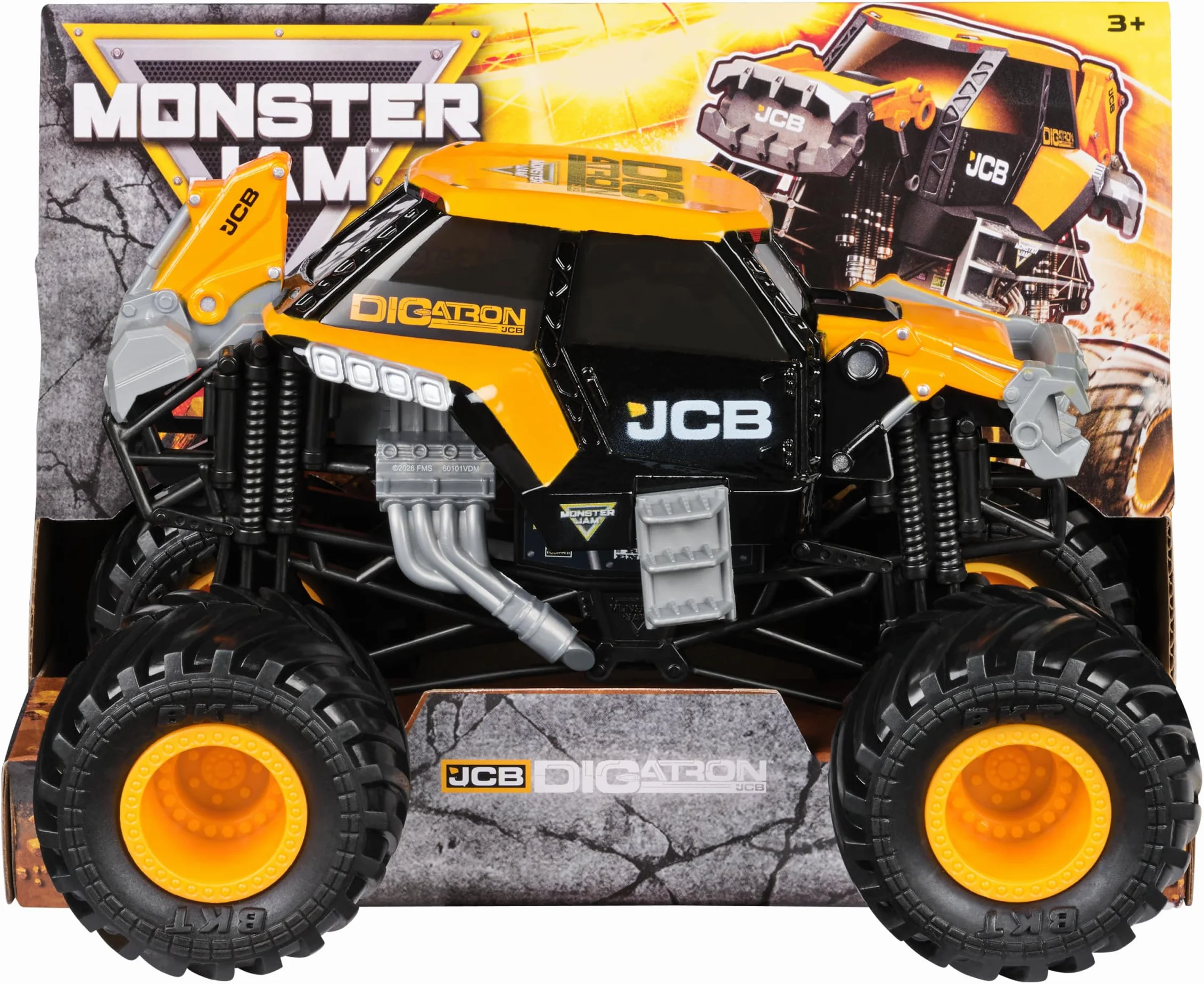 Monster Jam Toy Vehicle Truck 1To24 JCB Digatron M27