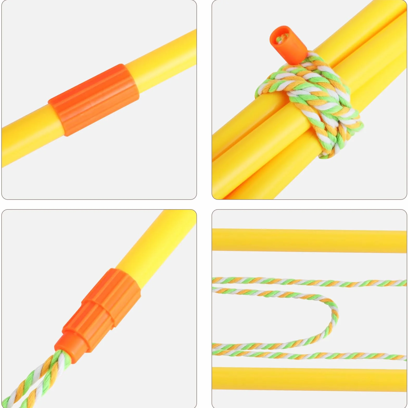 Zestaw Dużych Baniek Mydlanych – 2 Teleskopowe Kijki Lekkie i Przenośne, Trwały Bawełniany Sznurek, Bubble Wand dla Dzieci i Dorosłych, Idealne do Ogrodu, Plaży i Zabawy na Zewnątrz