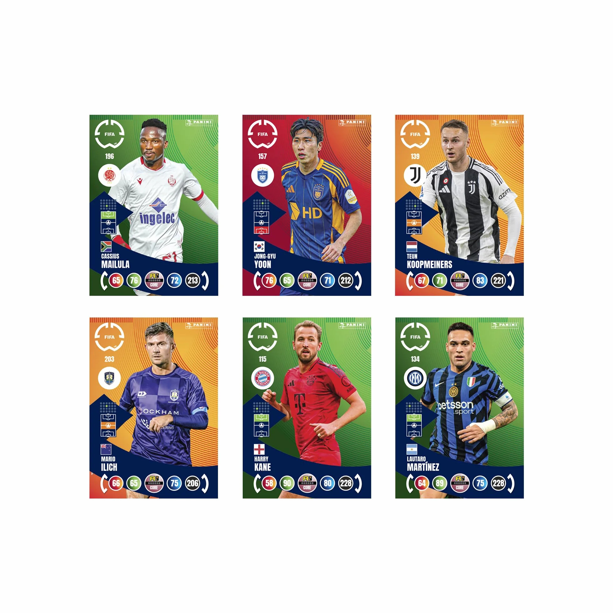 Oficjalna kolekcja kart kolekcjonerskich FIFA Club World Cup 2025 – zestaw startowy, złoty, czerwony/bordowy