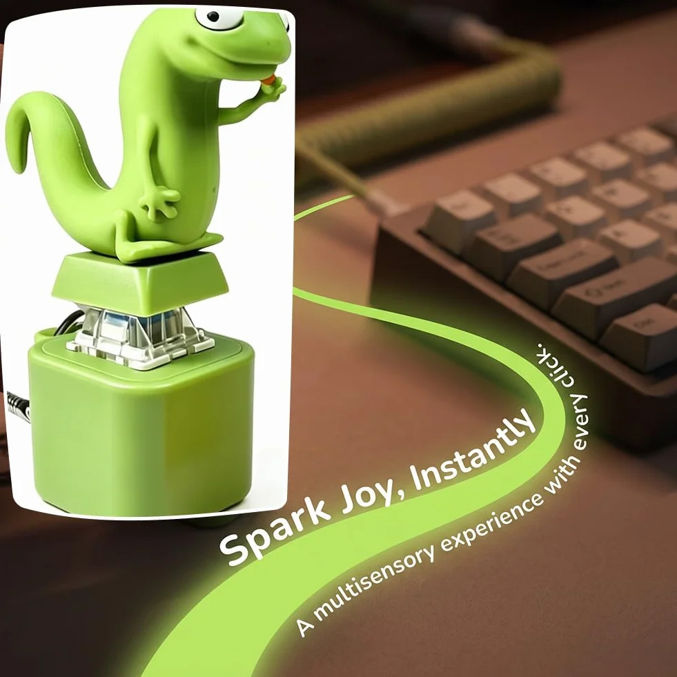 Quacking Jaszczurka Keychain, 2 sztuki żaba Quacking Fidget Toy, jaszczurka Fidget żaba, brelok Fidget, dla młodzieży, dzieci, pracy, szkoły