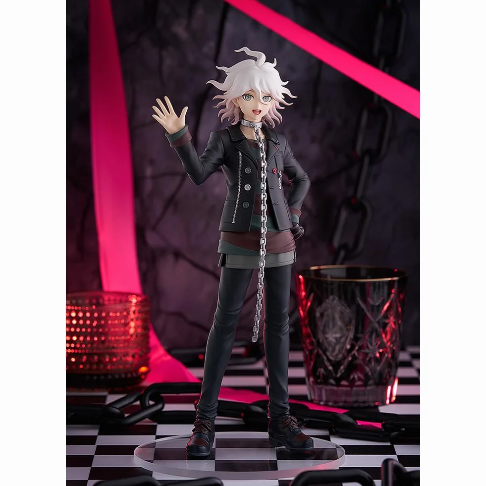 Zhongkaihua Nagito Komaeda figurka anime dziewczyna PCW Nagito Komaeda figurka model statuetka 20 cm dekoracja biurka do domu prezent urodzinowy dla fanów