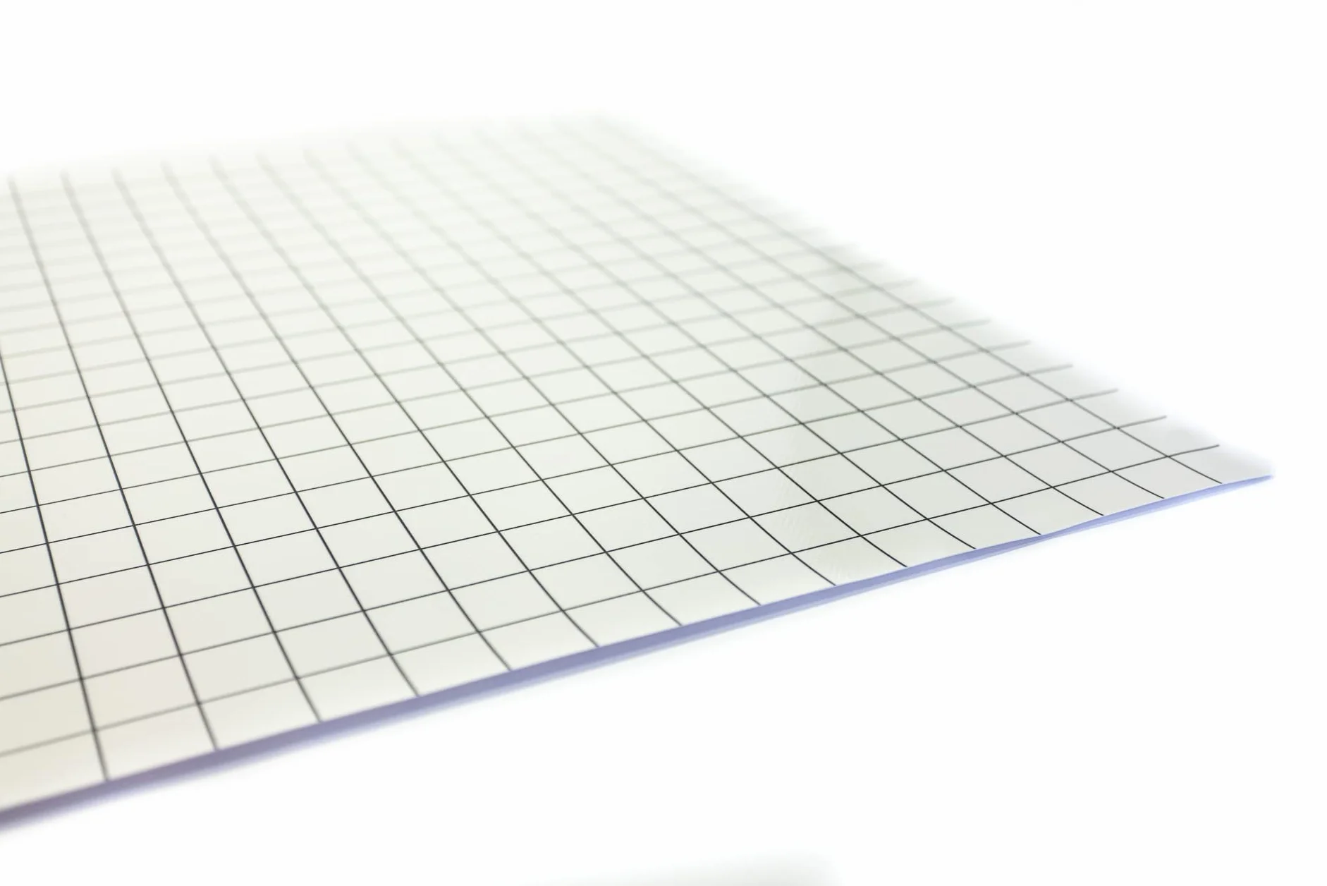 Mata suchościeralna 50 x 50 cm do gier RPG z kwadratową siatką - Biała