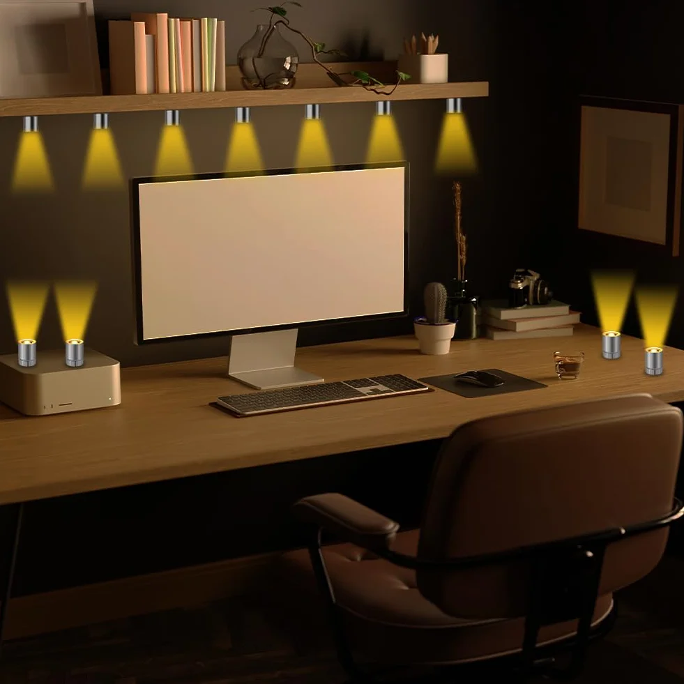 AUAUY 22 szt. Mini LED światło bateryjne, miniaturowy model dekoracyjny LED, mini oświetlenie LED do dekoracji domów dla lalek, ciepła biel