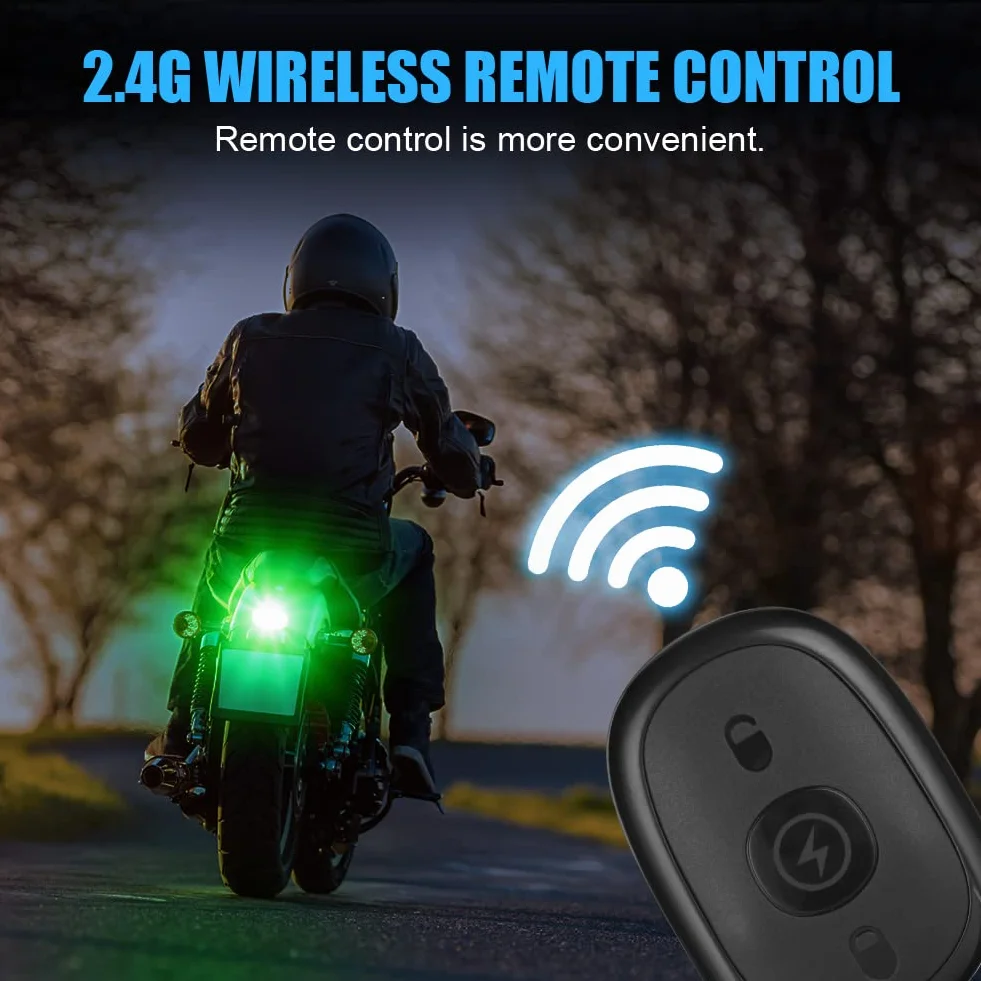 Ainiv Dron stroboskopowy, 4 sztuki, 7 kolorów, lampka nocna LED, alarm ostrzegawczy, antykolizyjny, ładowanie przez USB, lampy błyskowe do motocykla, samochodu RC, łodzi RC, drona