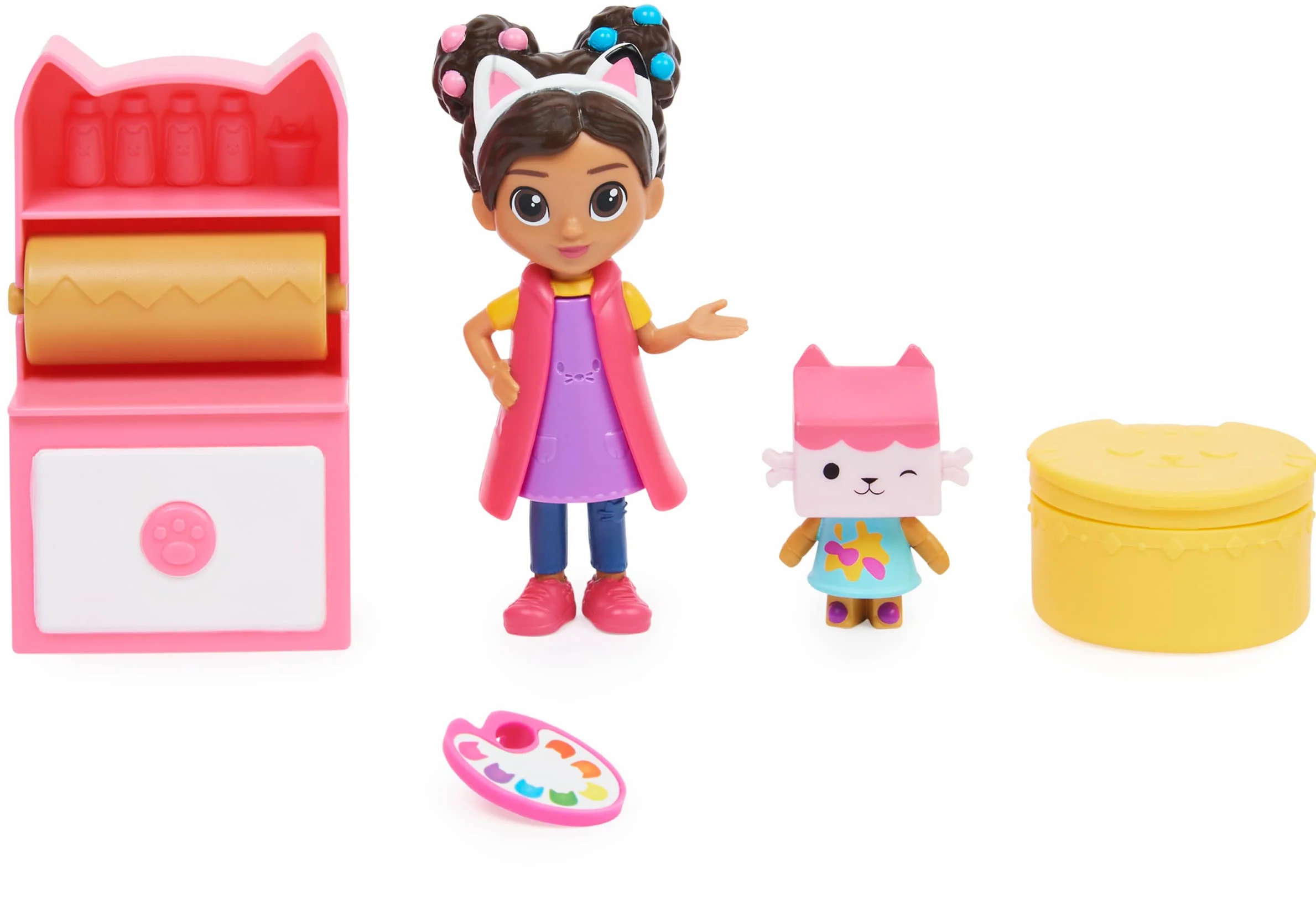 Gabby'S Dollhouse Gabby'S Art Studio Dreamworks Zestaw Zabawek, Wielokolorowy, Od 5 lat