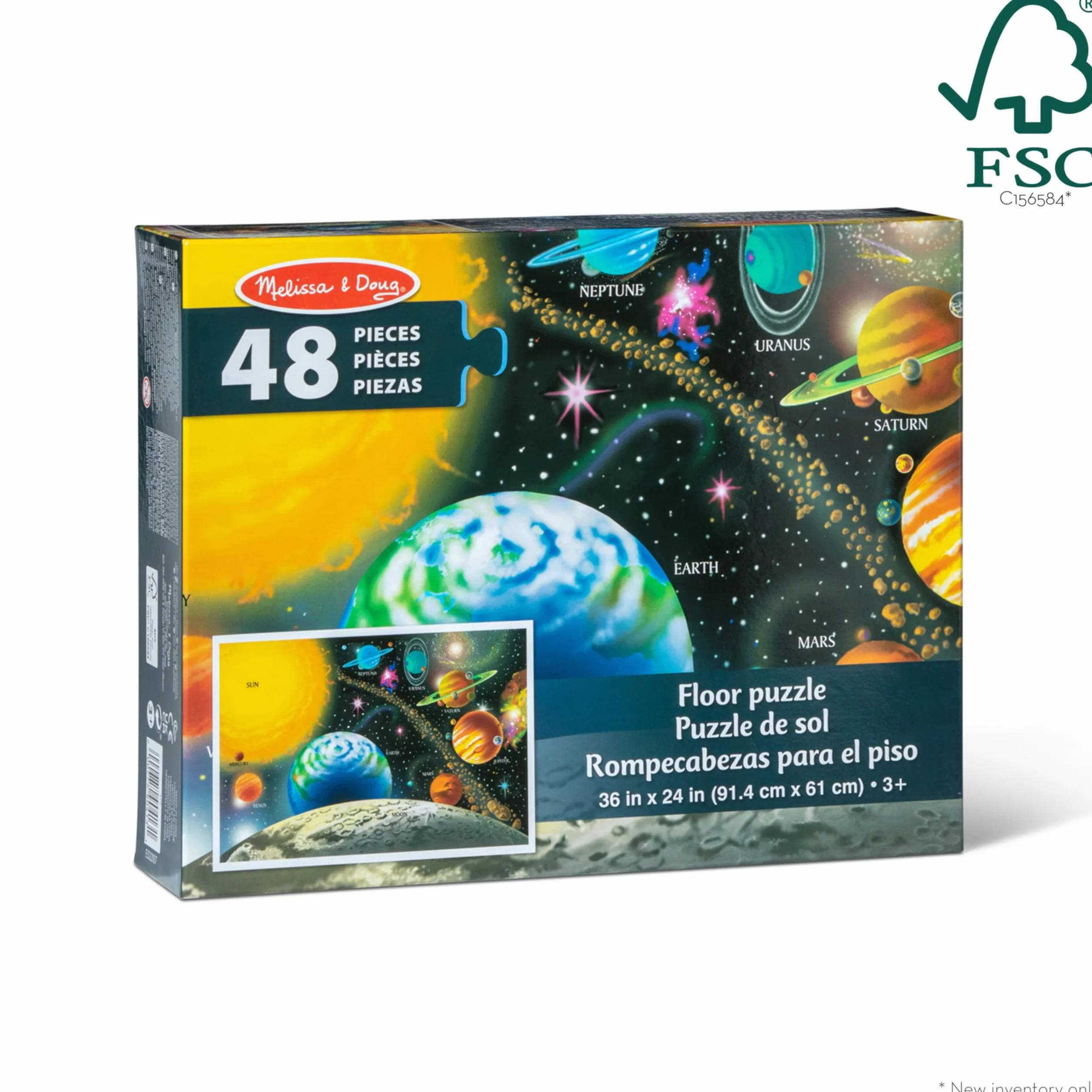 Melissa & Doug Solar System Floor Puzzle (48 pcs, 2 x 3 feet)