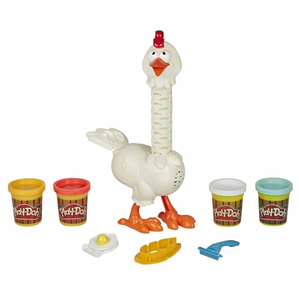 Play-Doh Kurczak z nietoksyczną ciastoliną w 4 kolorach