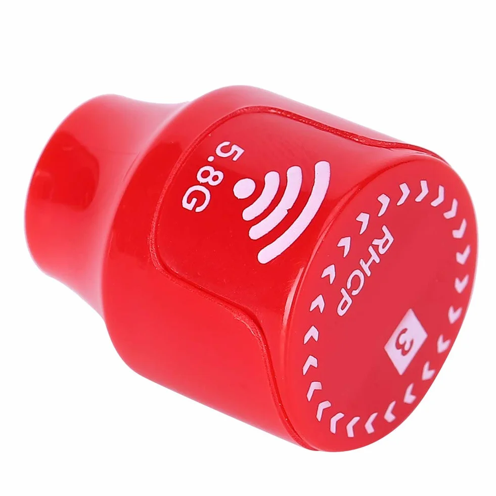 Lollipop Antena Foxeer Radia i Części 5.8Ghz 3Dbi Rhcp Antena o Wysokim Zysku dla Fpv Racing Drone Części do Zdalnego Sterowania Akcesoria (czerwony)