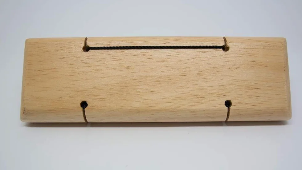 Nino Percussion Energy Chimes – Rozmiar Mały – Z Pałeczką – Pomysł Na Prezent Dla Dzieci W Wieku Od 3 lat – Drewno I Aluminium, Wykończenie Naturalne (NINO579S)