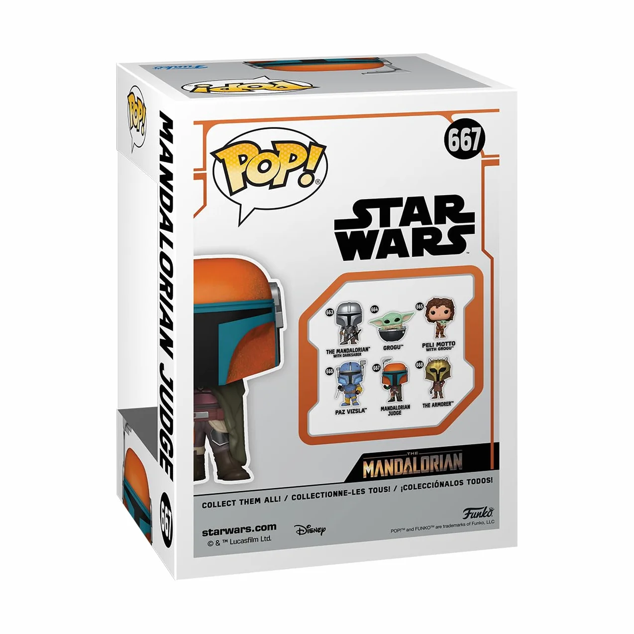 Funko POP! Star Wars: MND S9- Mandalorian Judge Macaroon - Star Wars: the Mandalorian - Kolekcjonerska figurka winylowa - Pomysł na prezent - Zabawki dla dzieci i dorosłych - Fani TV