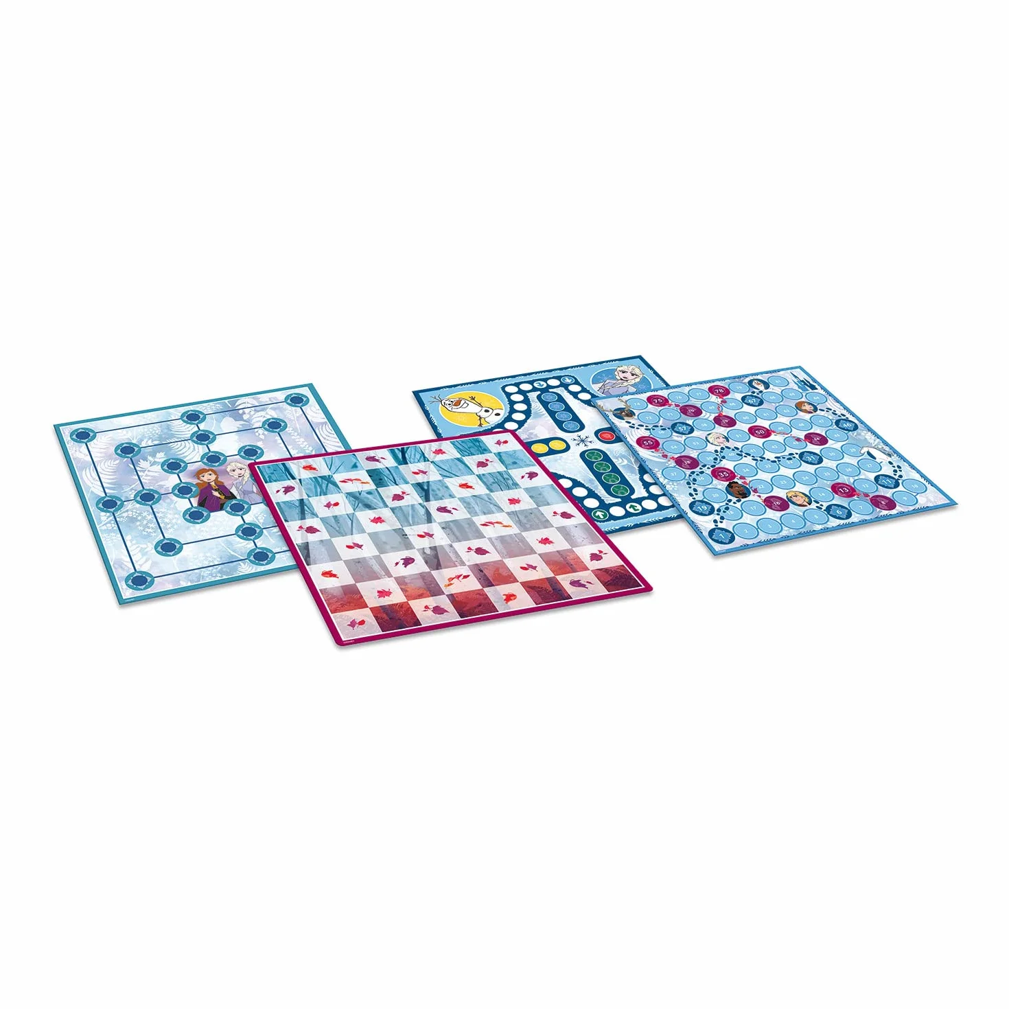 Cartamundi Disney Frozen 2 Games Compendium, ciesz się 35 grami, w tym Nine Men's Morris, Draughts, Ludo, Ladders, gry planszowe, świetny prezent dla dzieci w wieku od 5 lat