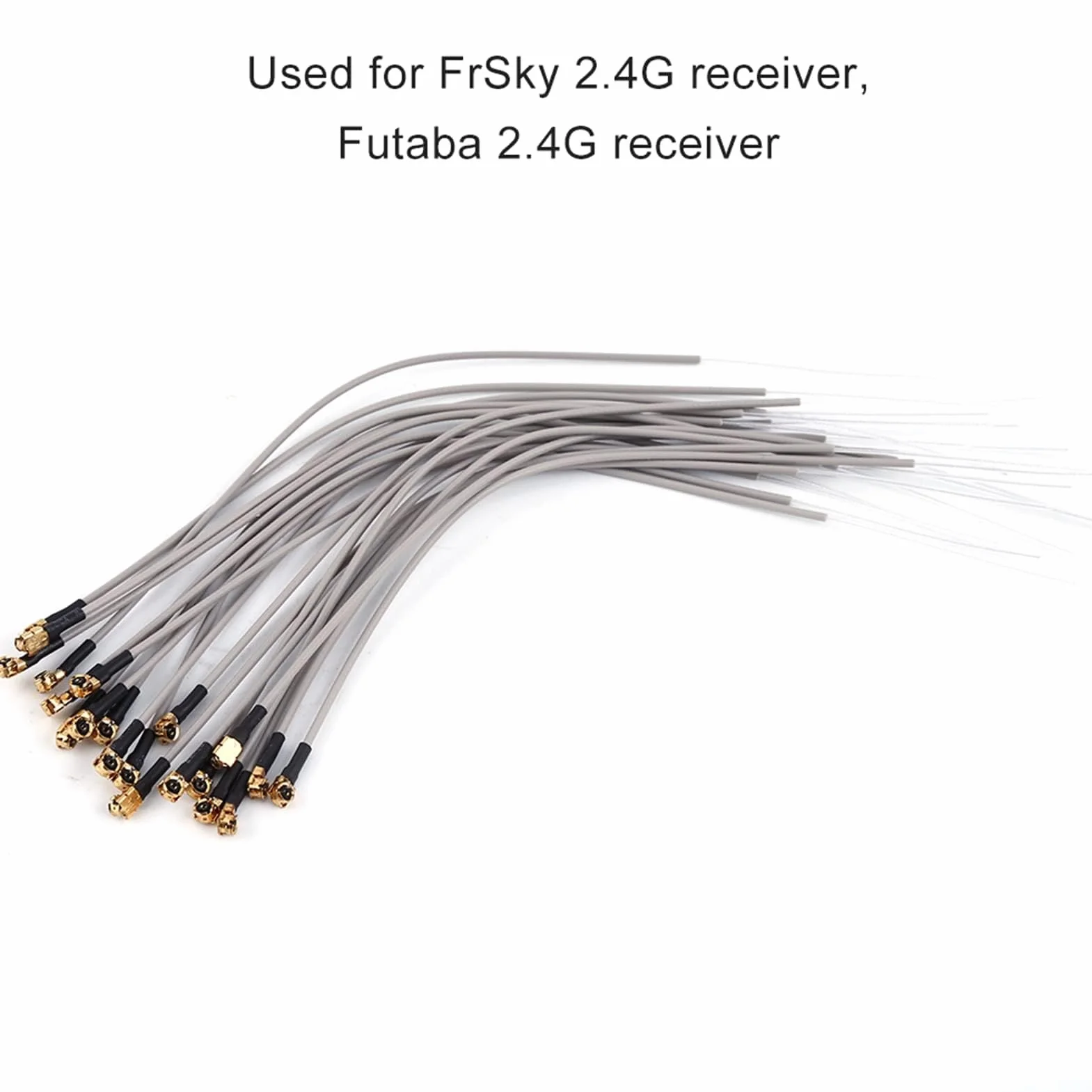 20 Sztuk Antena Odbiorcza 2.4G dla FrSky, Futaba, długość 15 Cm, Wysokiej Jakości z Materiałem ABS Złącze IPEX