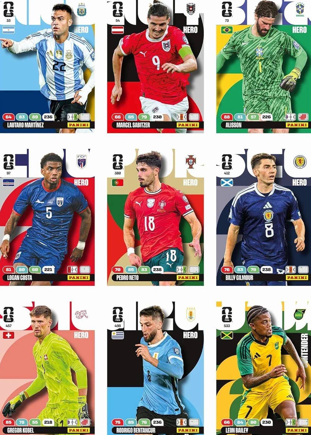 Panini Mistrzostwa Świata FIFA 2026 Trading Cards Game Blister 7 kieszeni + 4 karty z limitowanej edycji