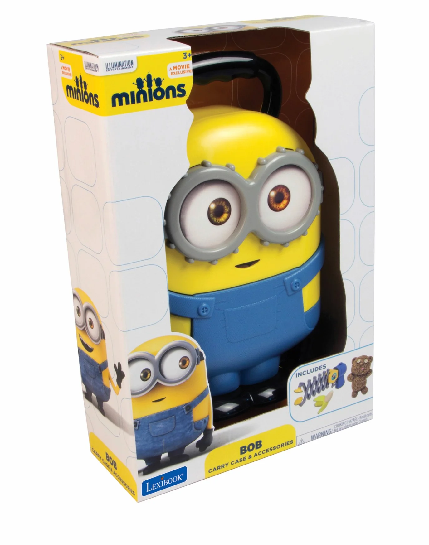 Lexibook Uniwersalne etui i akcesoria dla Minionów Despicable Me, Minionki Bob, żółte/niebieskie, RPDES100,300 cm