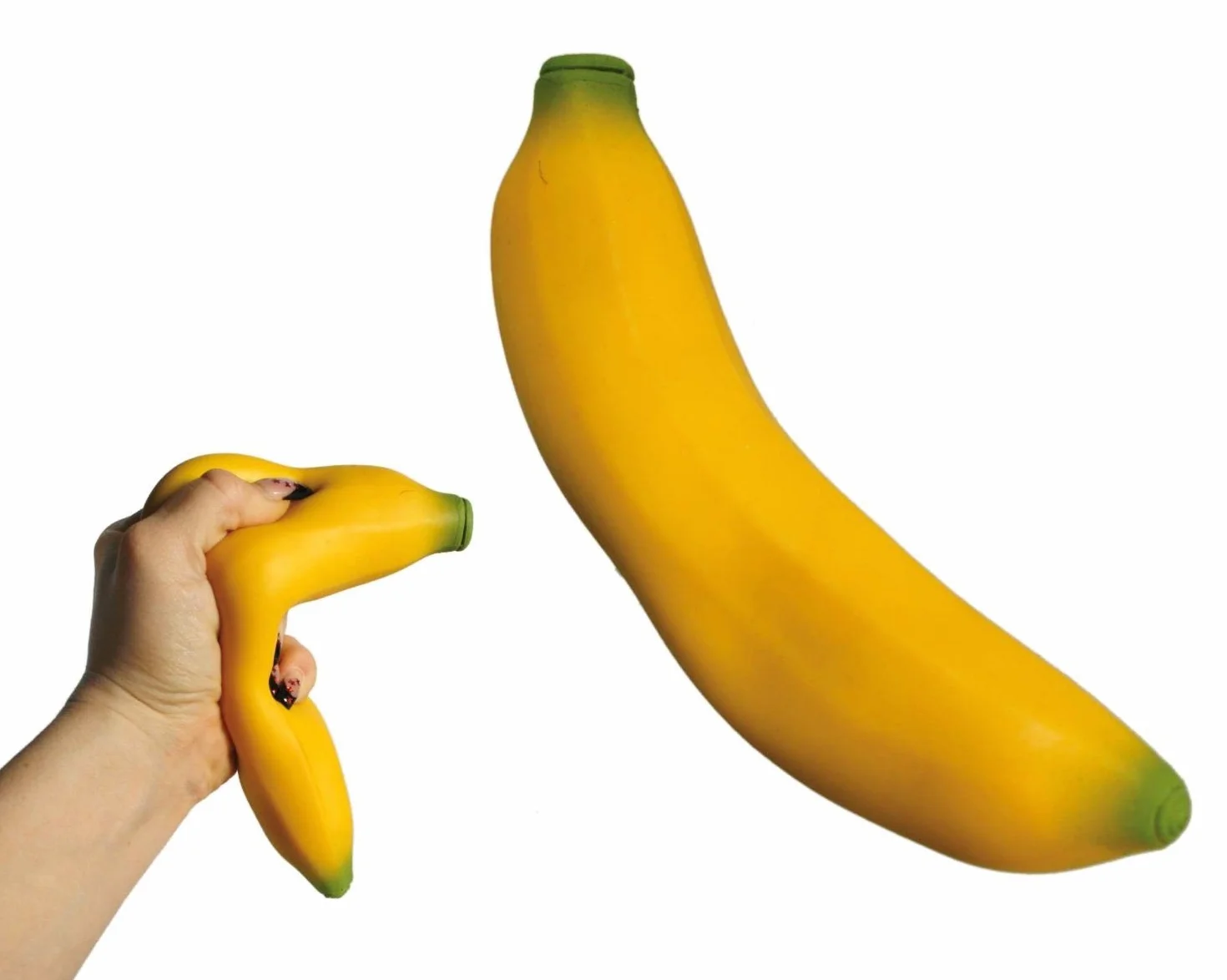 Tobar 30232 Squishy Banan 1 sztuka, żółty, mały