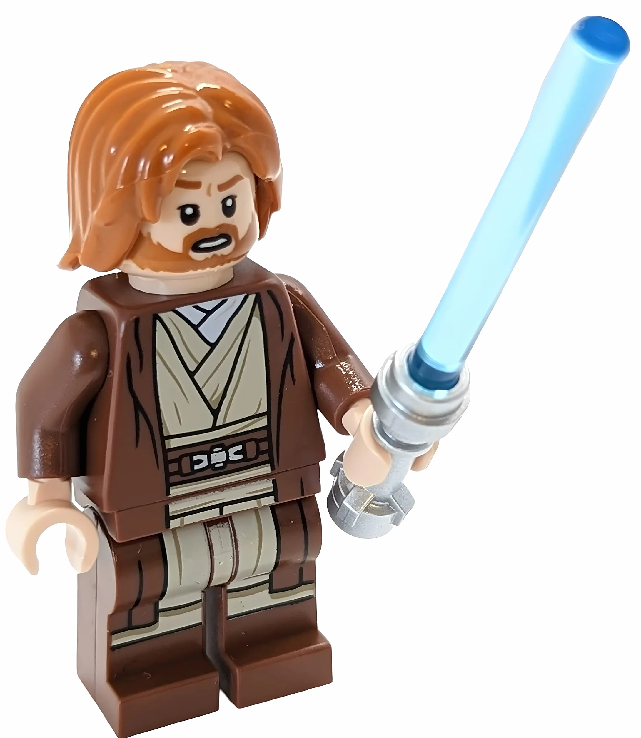 LEGO Star Wars Mini Figure – Obi-Wan Kenobi with Lightsaber (Approximately 45 mm / 1.8 Inch Tall) by