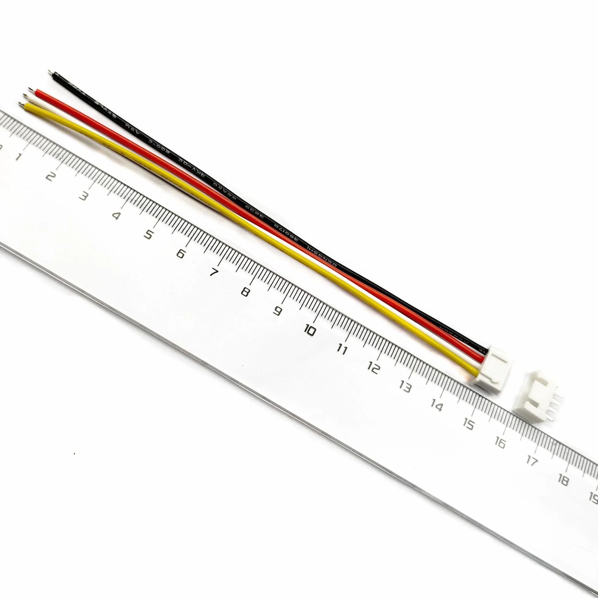 10 zestawów Jst XH 2,54 mm 4-pinowe wtyczki z 150 mm 22 AWG miękkim kablem silikonowym i gniazdem XH2,54 4P