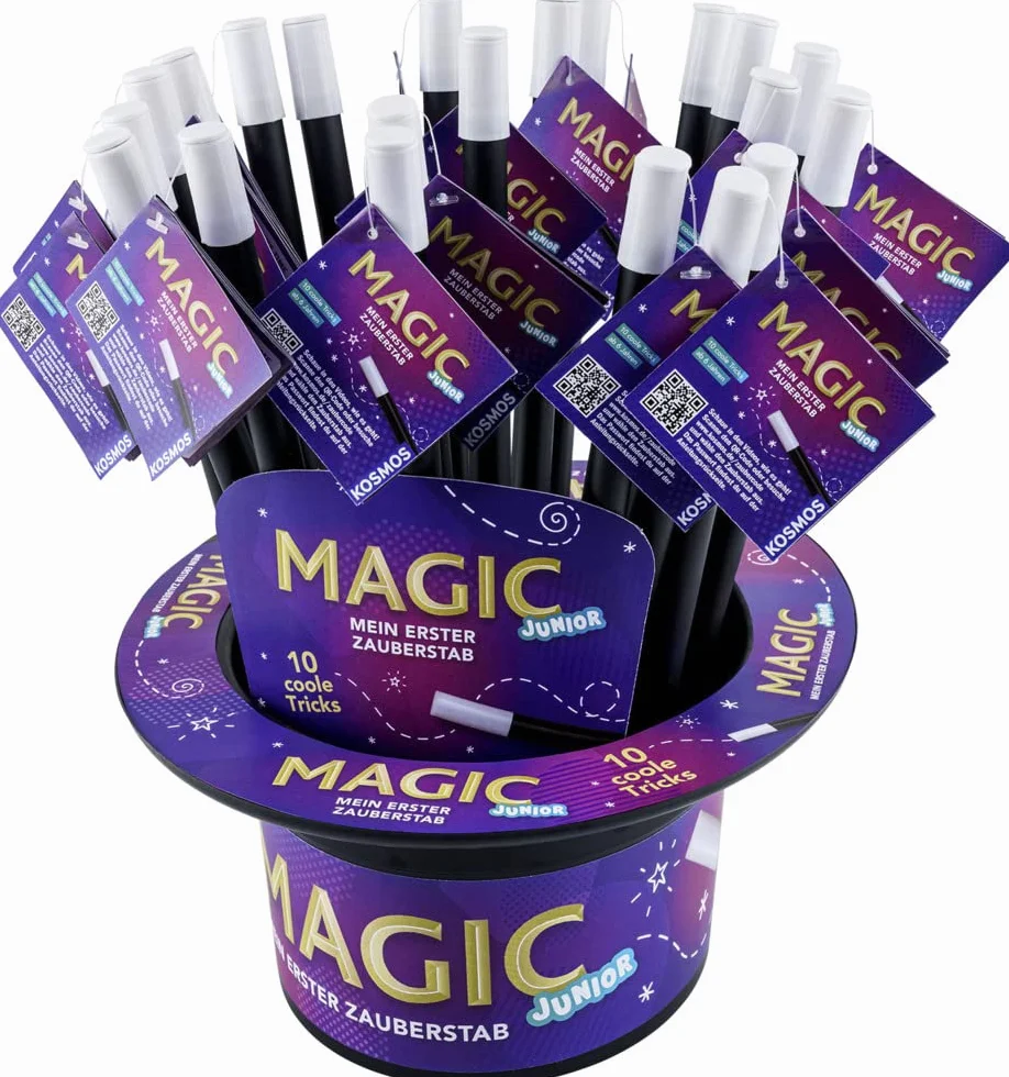 Magic Zauberstab (21 Ex. im Hut-Display): Zauber-Set