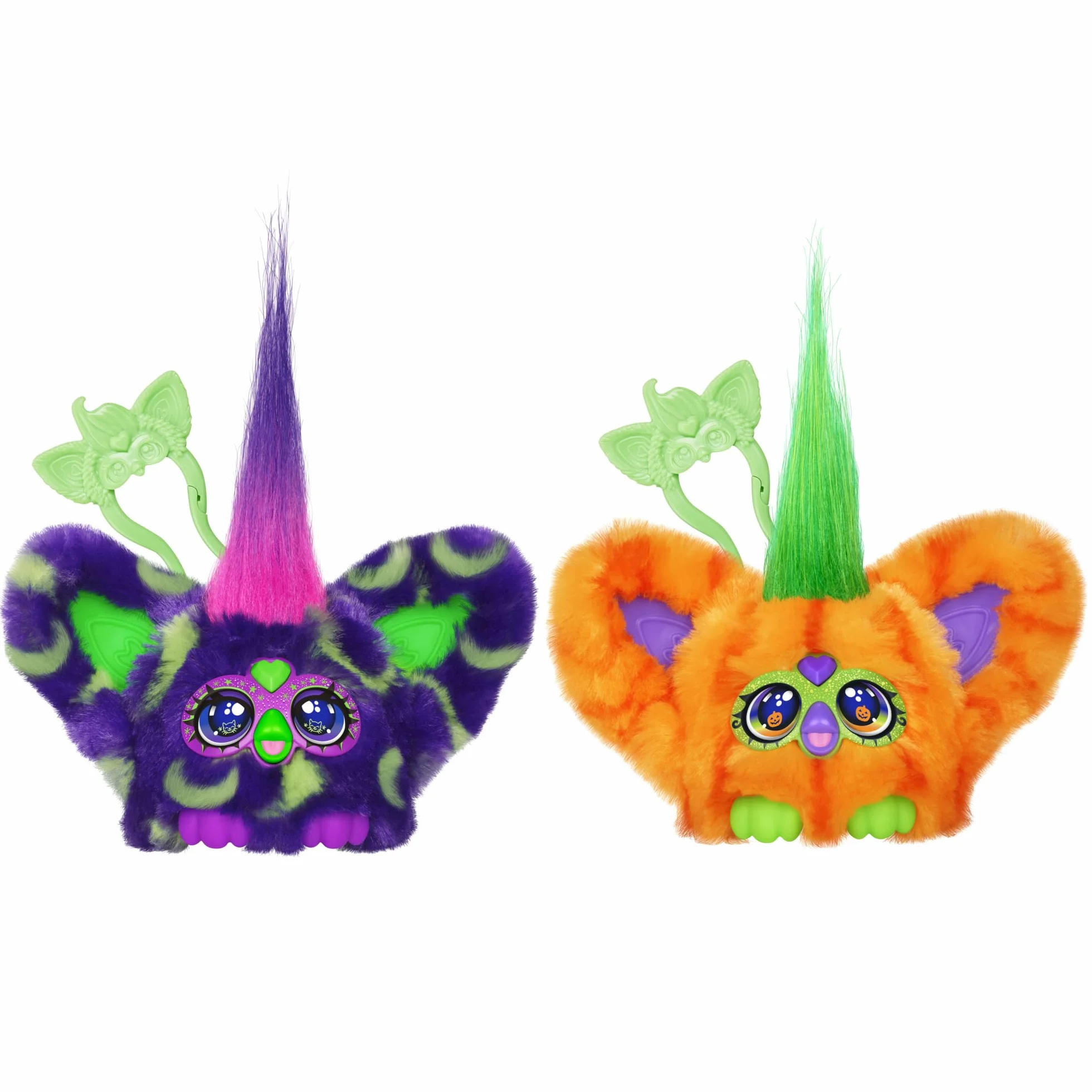 Furby Furblets Mini Friends Trick-Ee & Boo-Kin, elektroniczne pluszowe zabawki, wielokolorowe, prezenty na powrót do szkoły, dla dzieci od 6 lat (tylko Amazon)