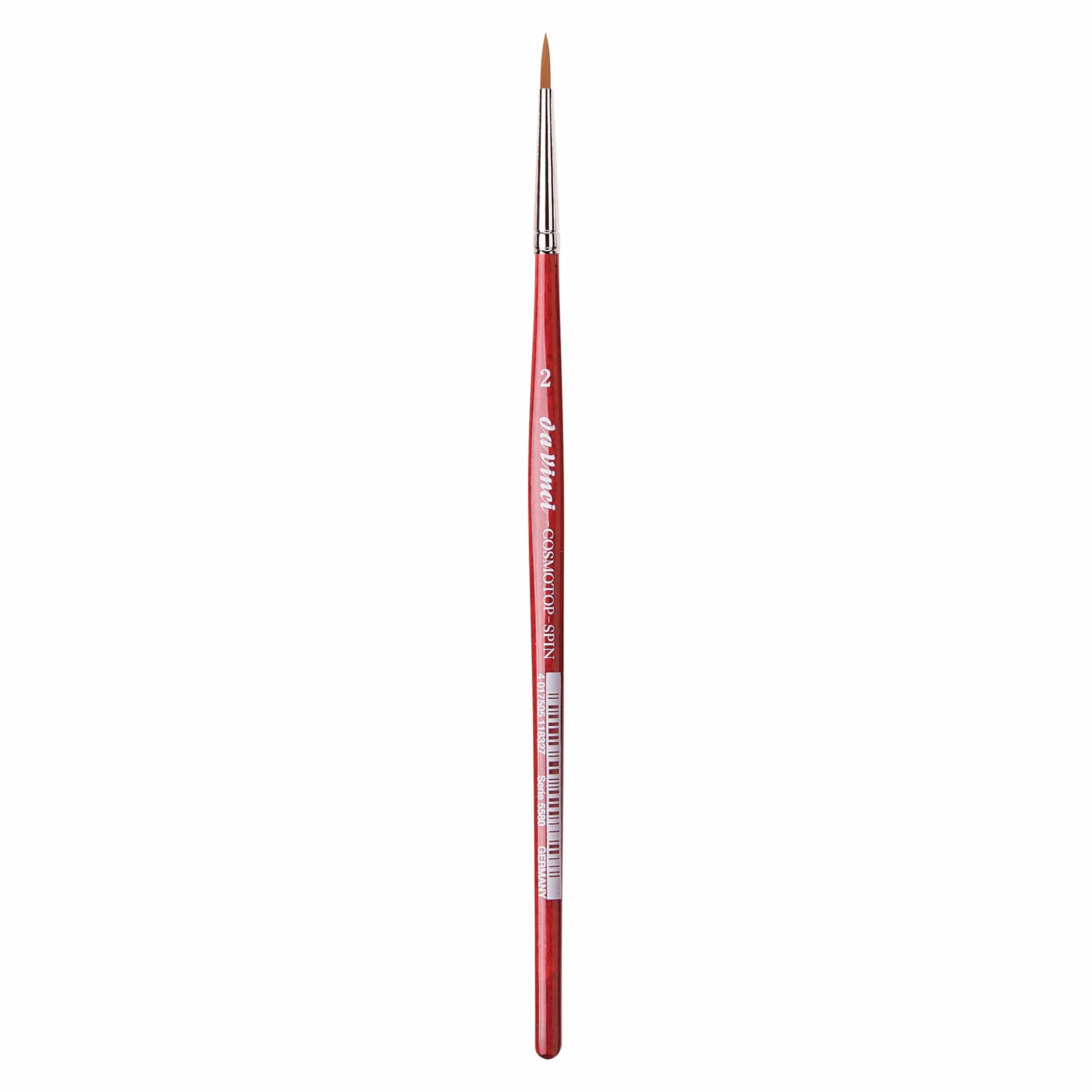 Da Vinci Seria 5580 pędzel do farb wodnych, 2, czerwony, rozmiar 2