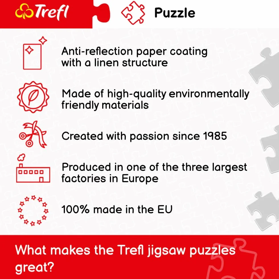 Trefl Canal Grande, Wenecja Puzzle Panoramiczne 1000 Elementów o Wysokiej Jakości Nadruku, od 12 lat