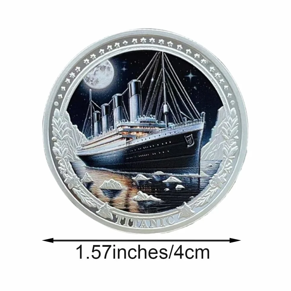 Monety kolekcjonerskie Titanic: 1912 Rms Memorial Medal, Moneta Wyzwania Światowego Dziedzictwa, Monety kolekcjonerskie Titanica, Titanic prezenty dla mężczyzn, kobiet