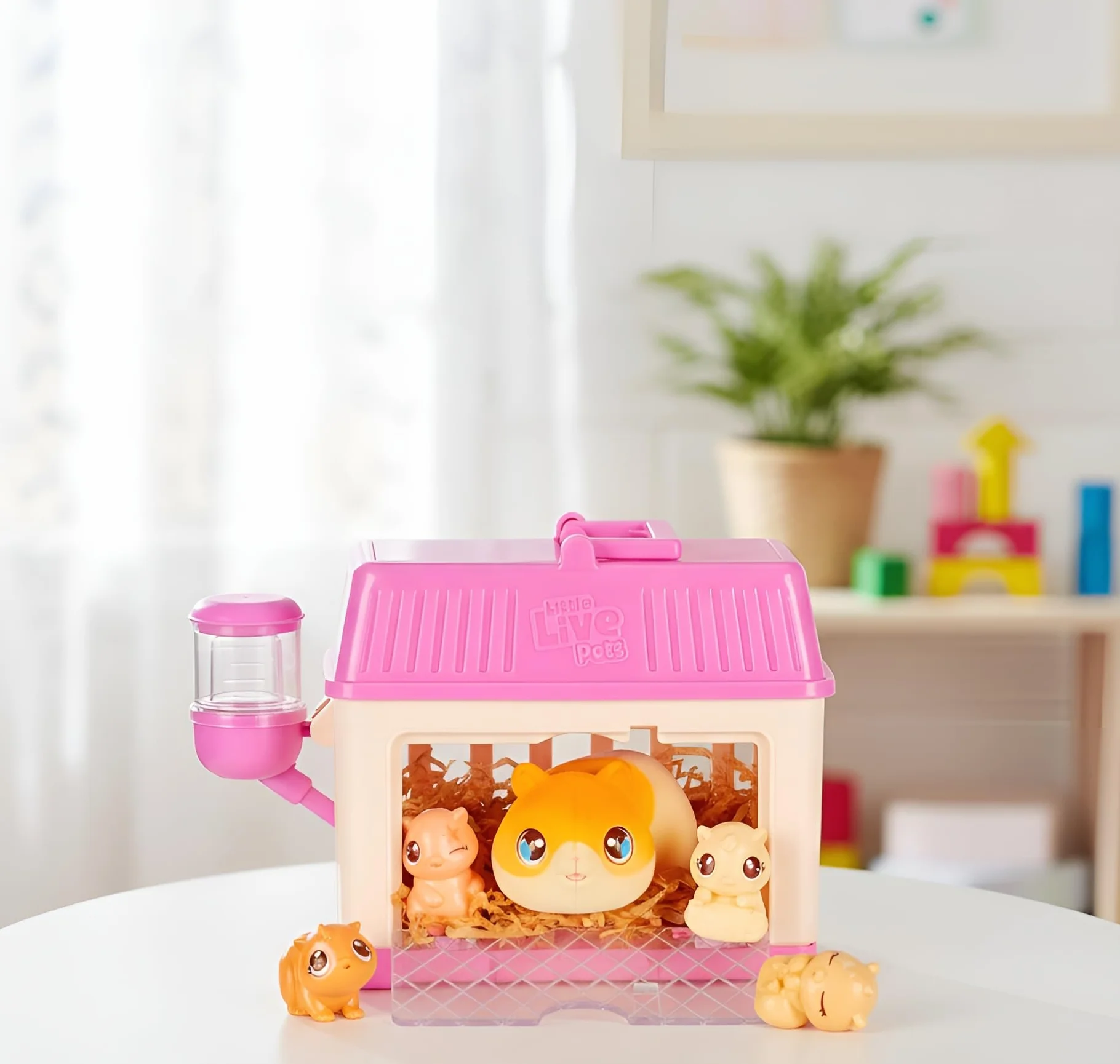Little Live Pets – Mama Surprise Minis Chomik, zadbaj o swoją mamę chomika lub zajączka w swoim stajni i gorące 2, 3 lub 4 mini niemowlęta
