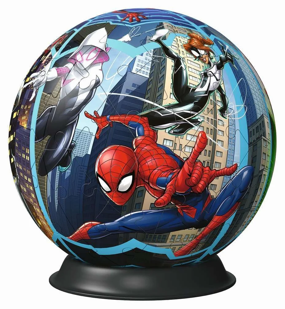 Puzzle 3D Kula: Spiderman