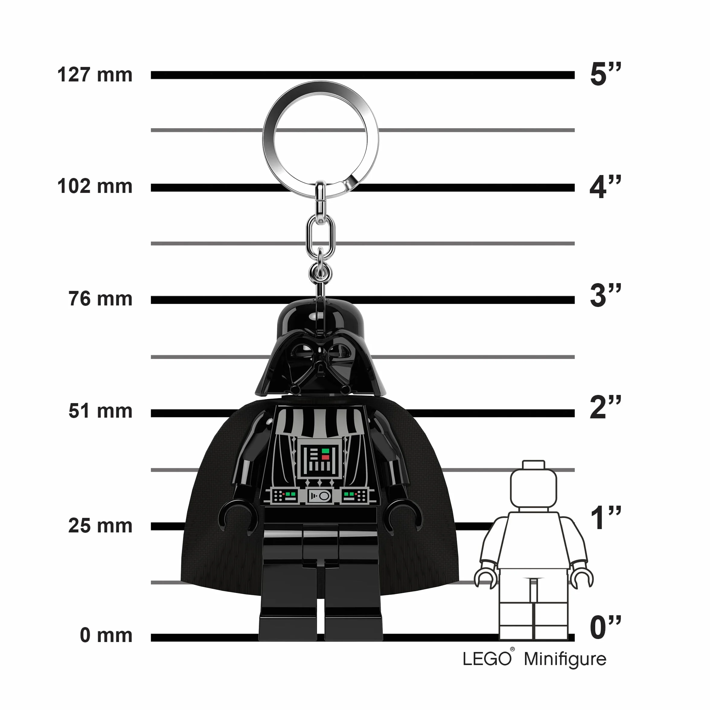 Lego Darth Vader Latarka Brelok do Kluczy 8 cm