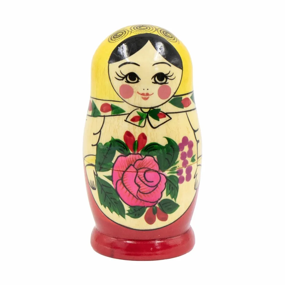 Semenovskaya Matrioszka Matrioszka Matrioszka 5 lalek wtykanych 11 cm - drewniana lalka