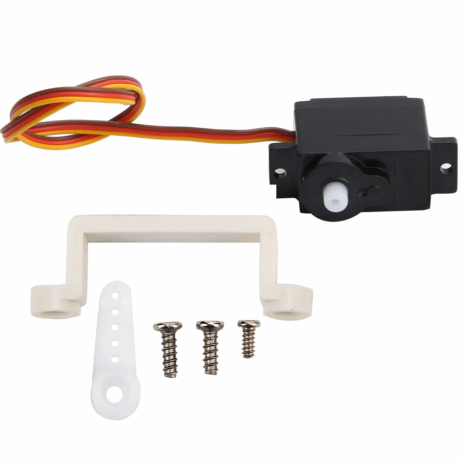 Stałopłat RC Samolot Servo z Ramieniem Serwomechanizmu i Podstawą Akcesorium RC do WLtoys XK X450, Ramię Serwomechanizmu i Akcesorium Podstawy RC