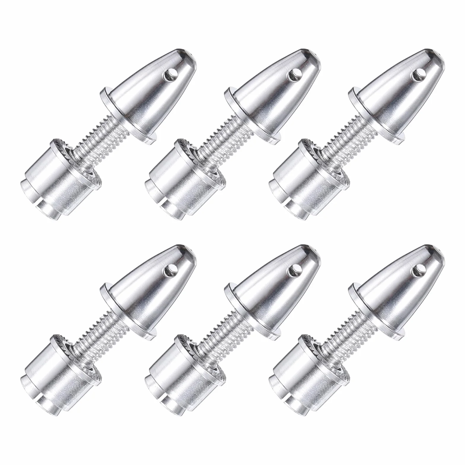 QUARKZMAN Spinner do samolotów RC 3,17 mm otwór 5 mm adapter śmigła zestaw 6 szt