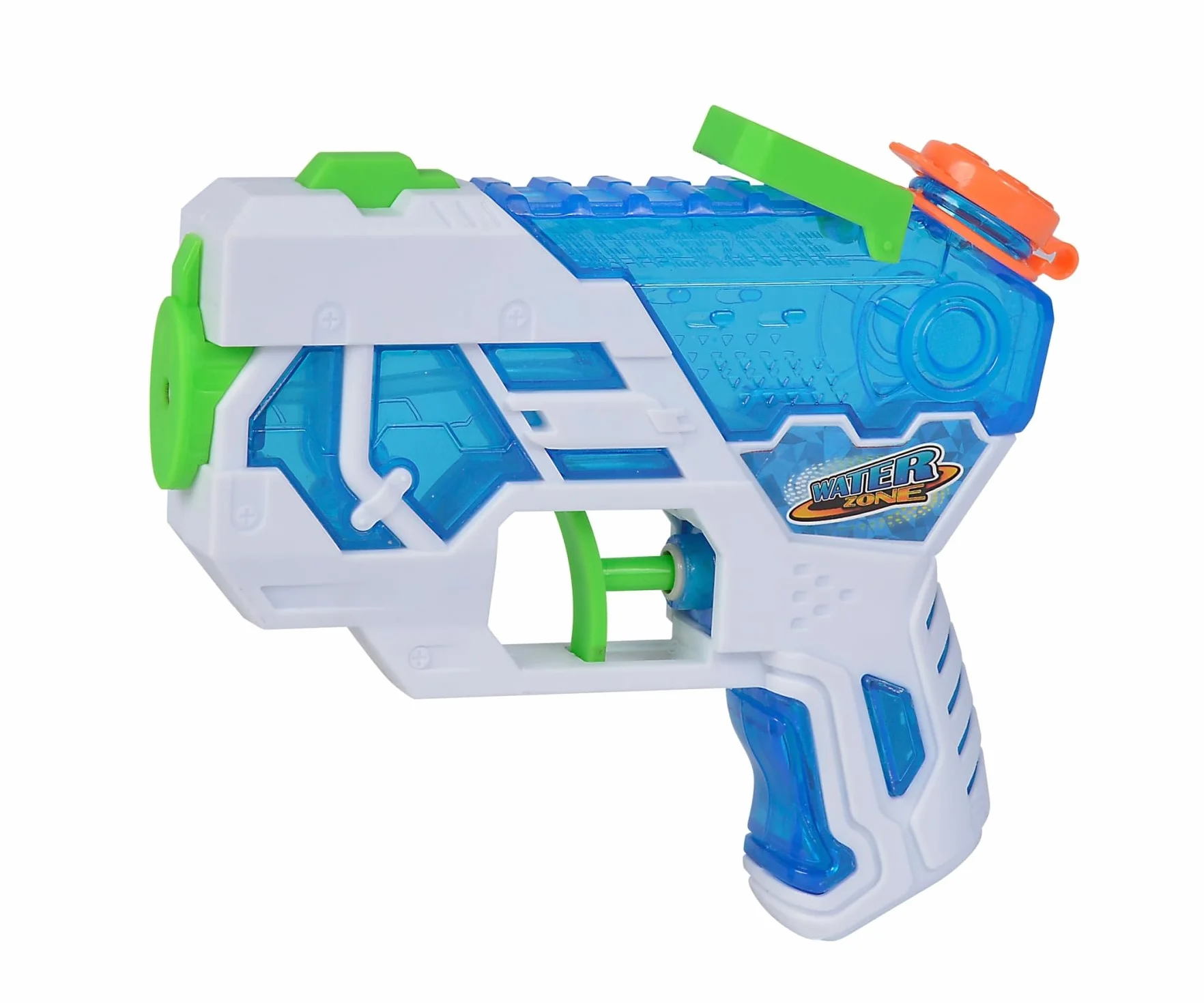 Simba 107276080 - Waterzone Dual Blaster Set, 2 pistolety wodne z otwieranym wizjerem, 12 cm, mechanizm spustowy, od 3 lat