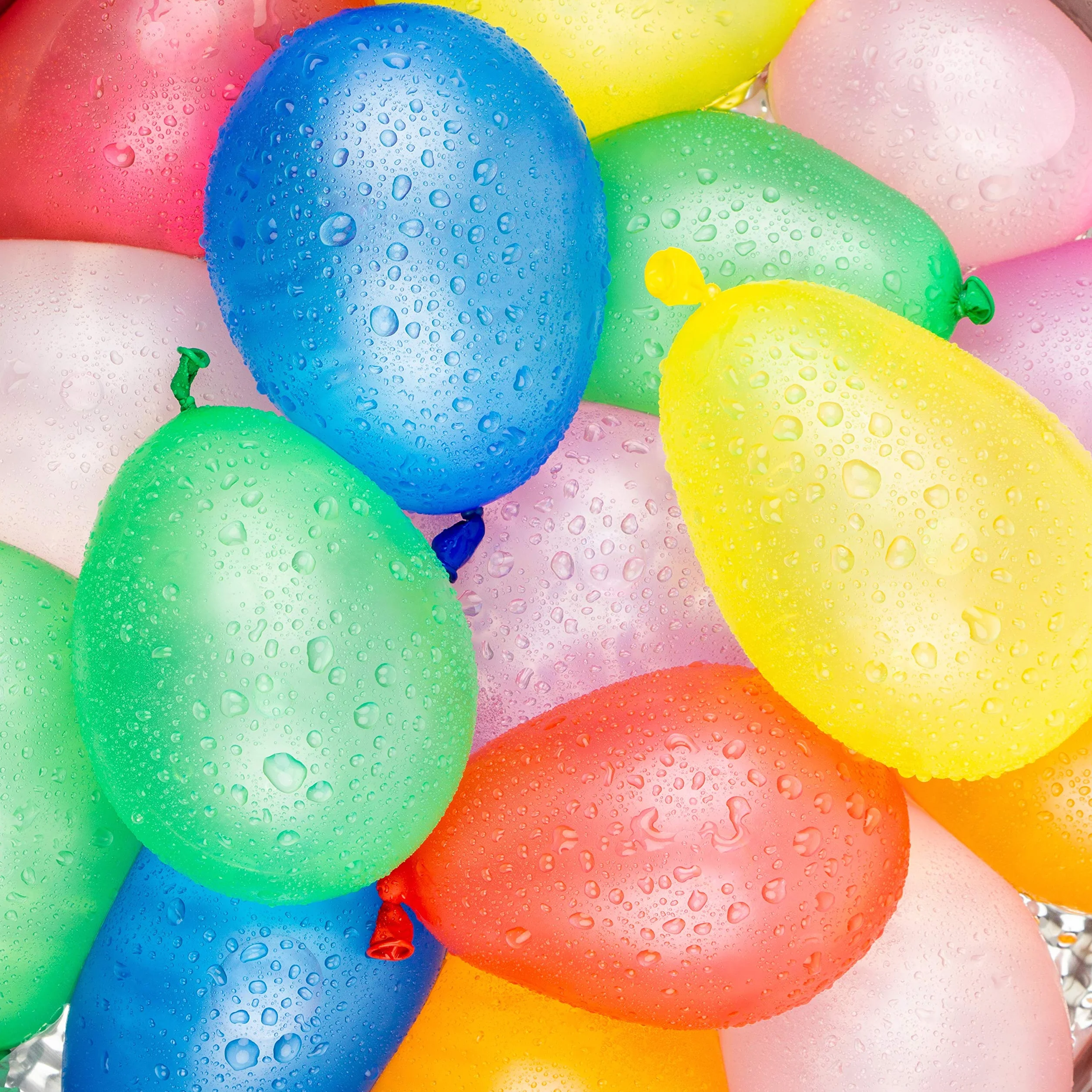 1000 balonów wodnych | Mega Pack | Balony wodne | Balony wodne z pomoc do napełniania kranu | mix kolorów