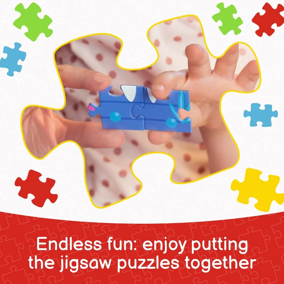 Trefl - Niezwykły Świat Dinozaurów - Puzzle 3w1, 3 Układanki, od 20 do 50 Elementów - Kolorowe Puzzle z Dinozaurami, Różny Stopień Trudności, Kreatywna Rozrywka, dla Dzieci od 4 lat