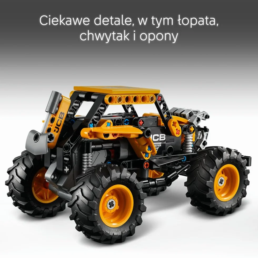 LEGO Technic Monster Jam DIGatron Pull-Back Truck Toy - Vehicle Building Set for 7+ Year Old Boys & Girls Who Love Creative Play - Gift Idea 42199