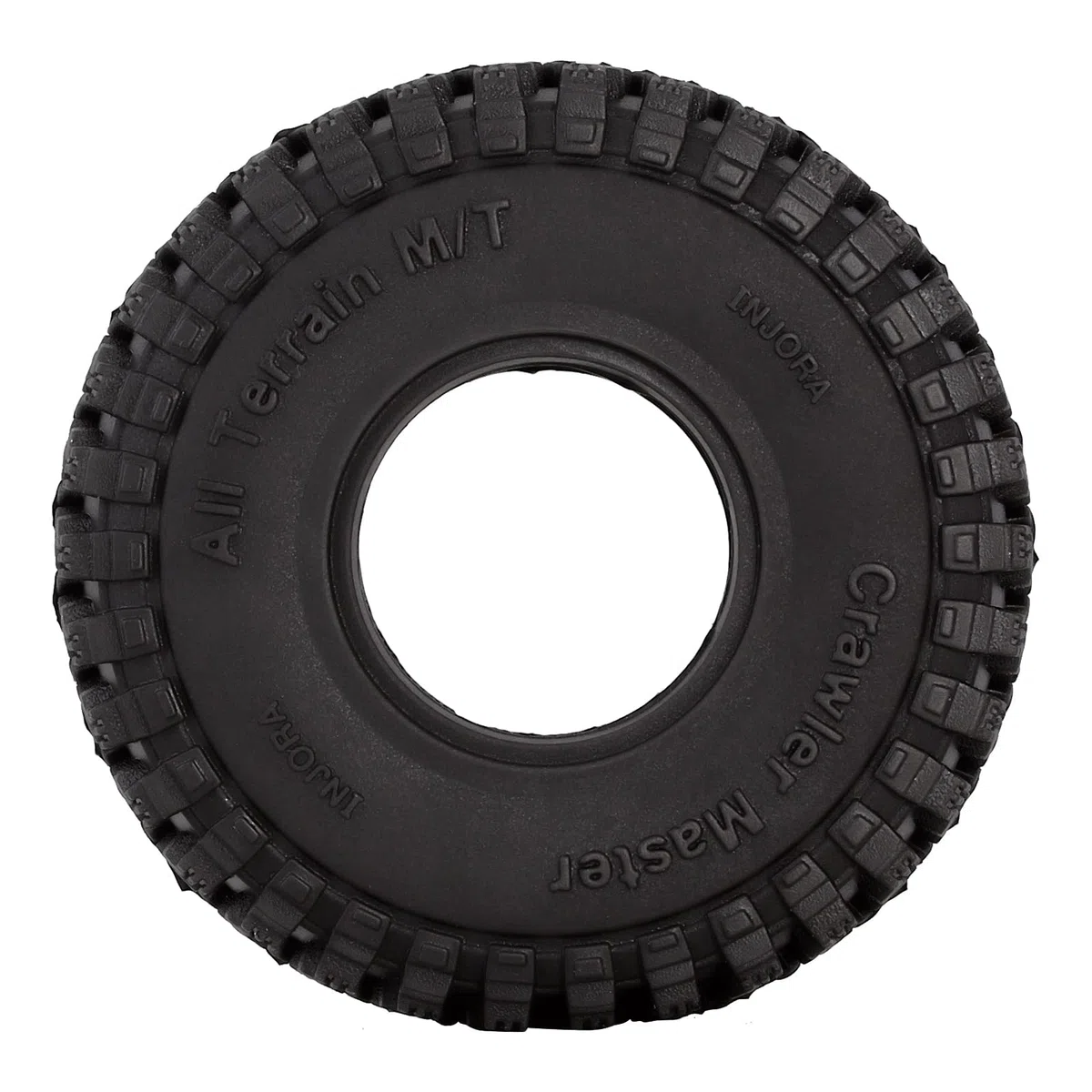 INJORA Opony RC 1.0 Soft Rubber Tire do wszystkich terenów 58 x 20 mm do 1/24 1/18 TRX4M Axial SCX24 C10 Deadbolt JLU Gladiator Bronco Upgrade RC Crawler Car