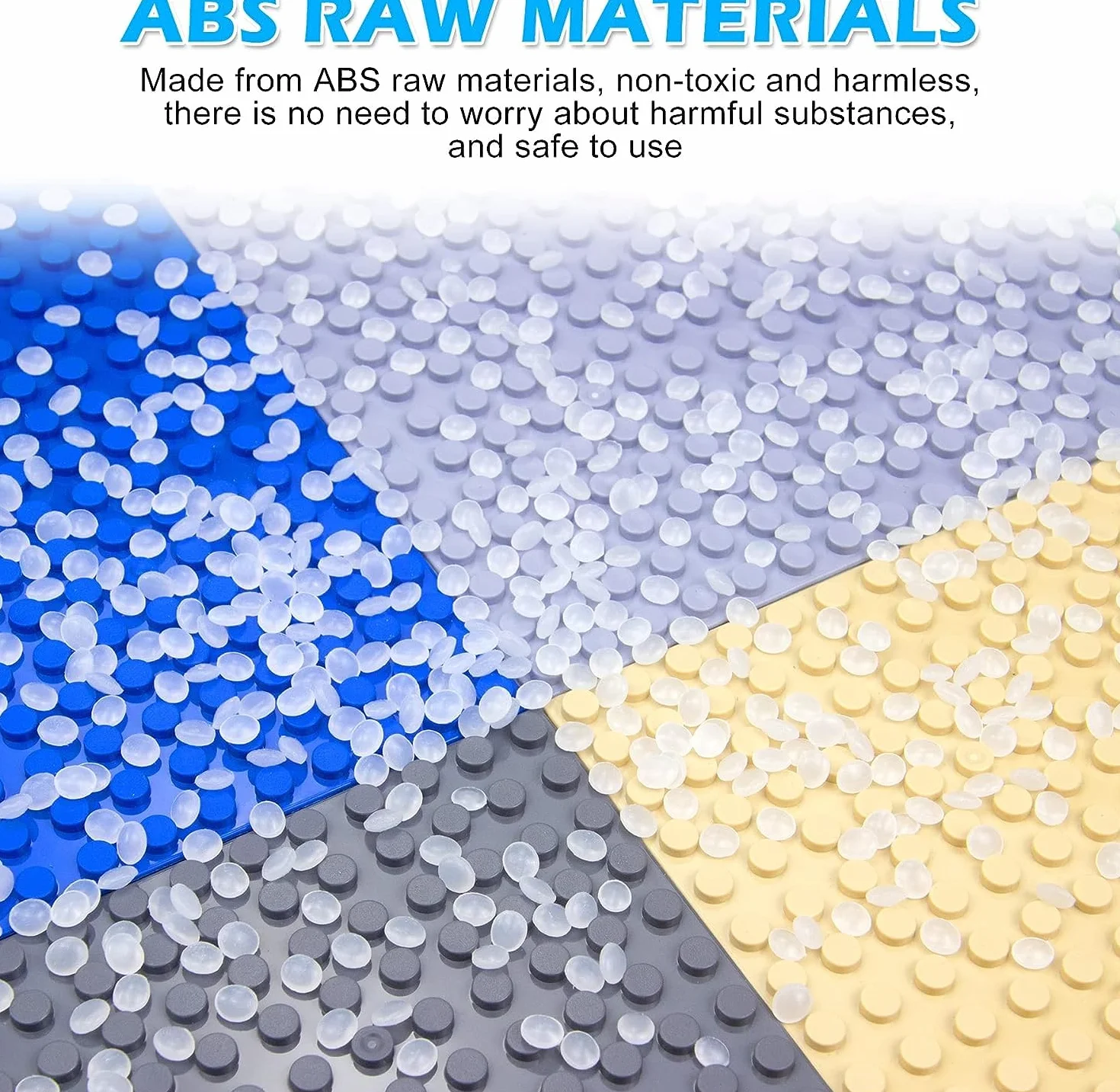 Zestaw 8 płyt budowlanych kompatybilnych z większością marek, Classic z klocków, płyta podstawowa, kompatybilna z płytą konstrukcyjną Lego Classic, 25,5 x 25,5 cm, szara płyta bazowa