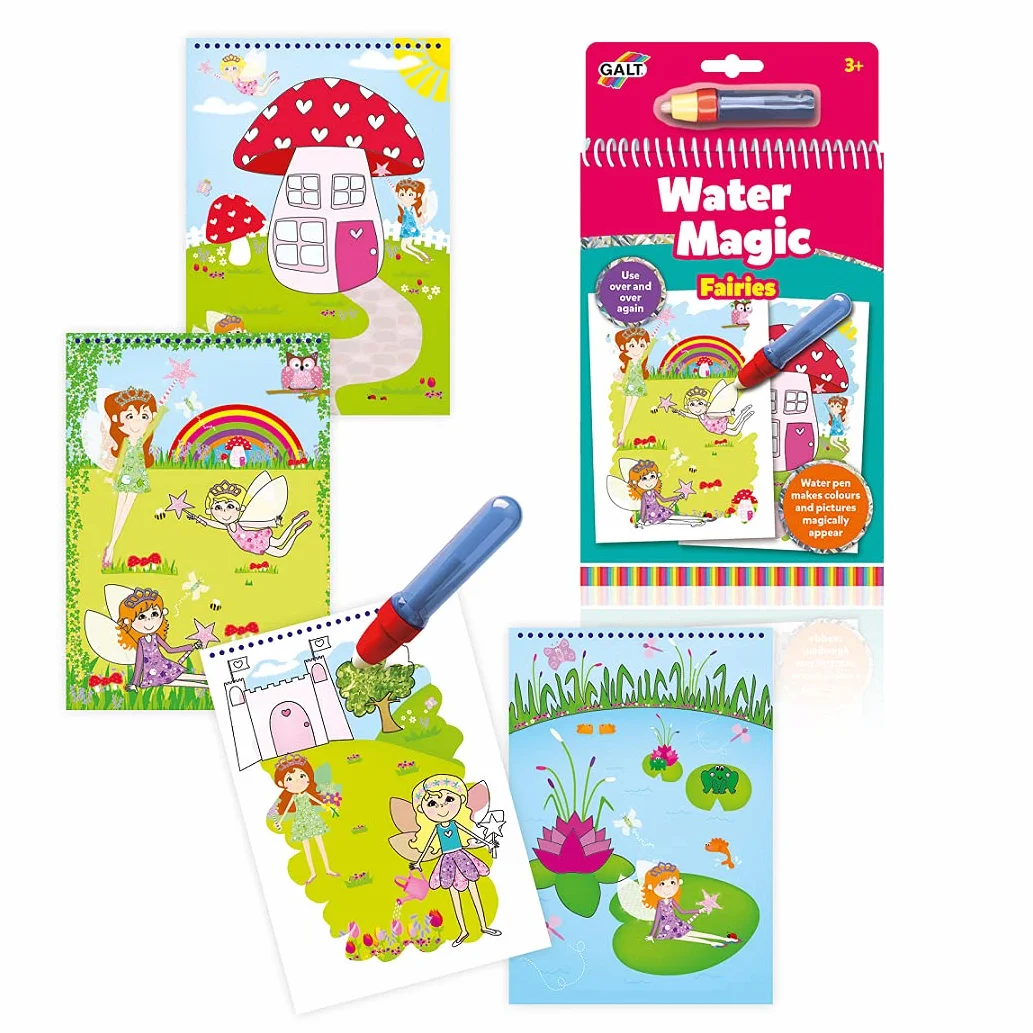 Galt Toys Water Magic Fairies Colouring Book for Children Ages 3+