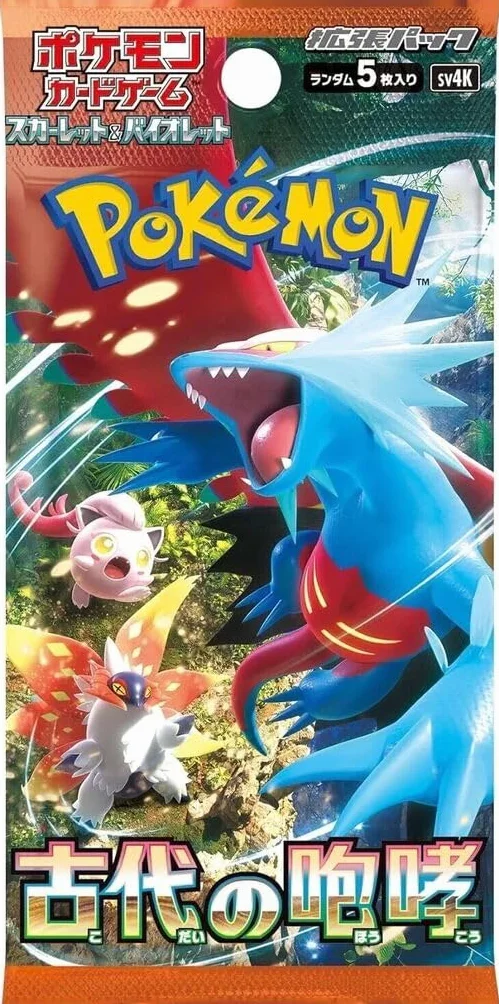 Pokémon Scarlet & Violet Ancient Roar (sv4K) Booster - JPN