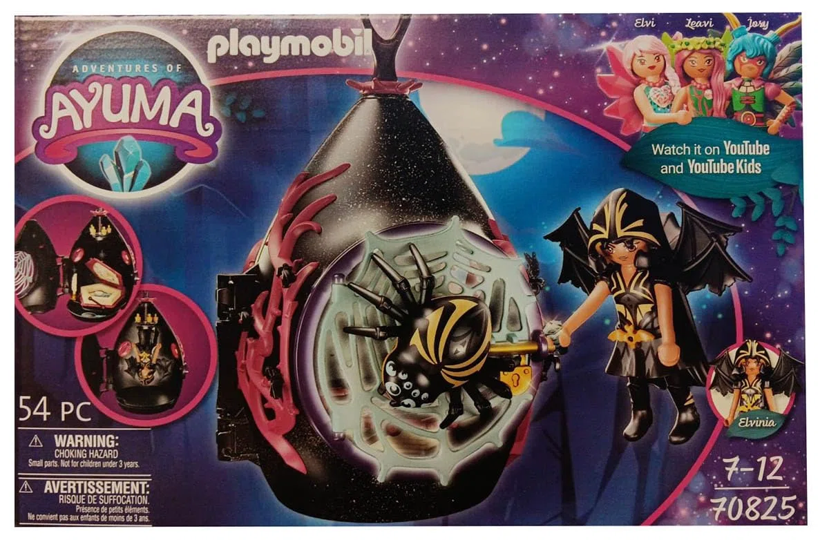 PLAYMOBIL Adventures of Ayuma 70825 Kryjówka Bat Fairies, od 7 lat