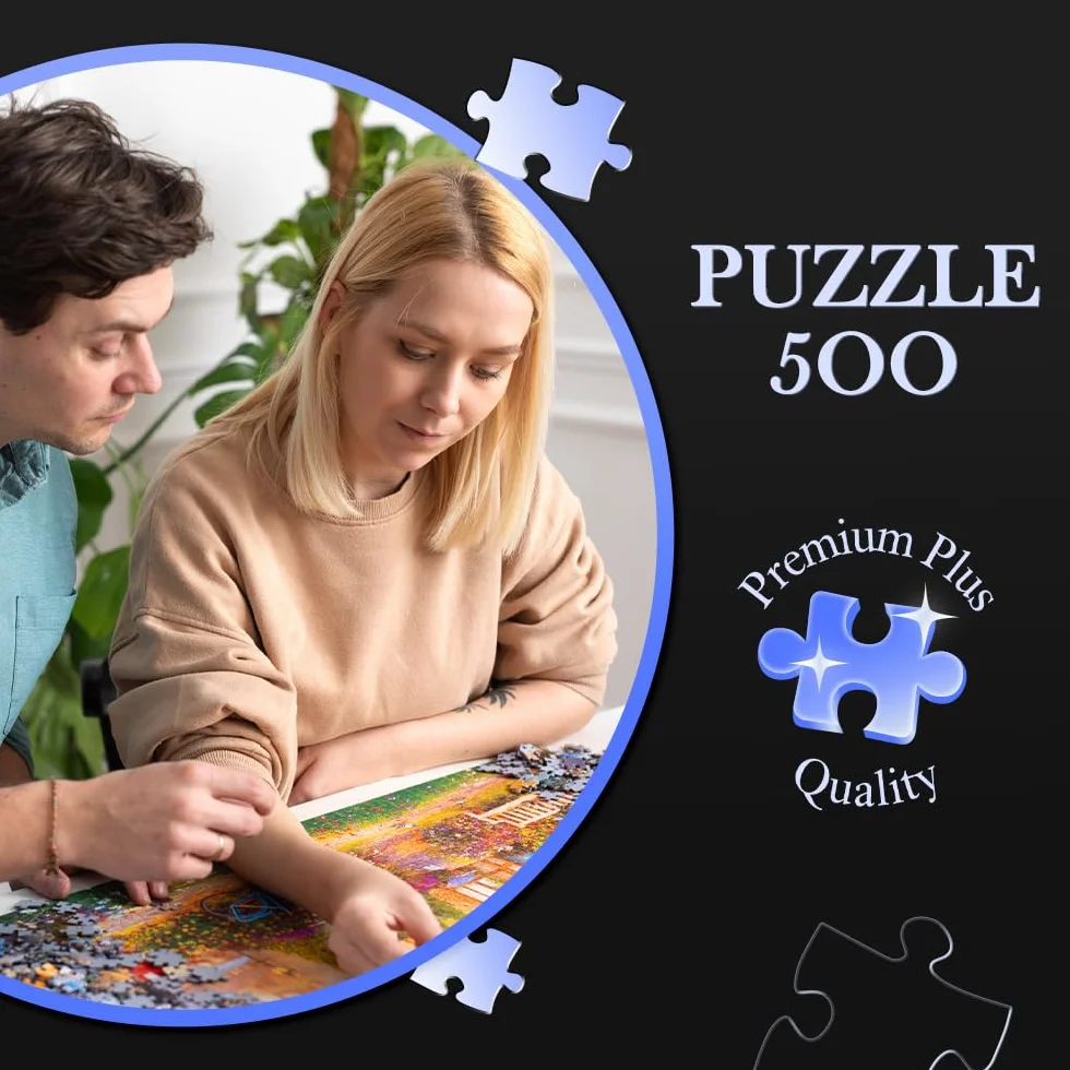 Trefl Premium Plus Quality - Puzzle The Impossible Maze: Zabawne Kapibary - 500 Elementów, Seria Ponadczasowych Motywów, Idealne Dopasowanie Elementów, dla Dorosłych i Dzieci od 10 lat