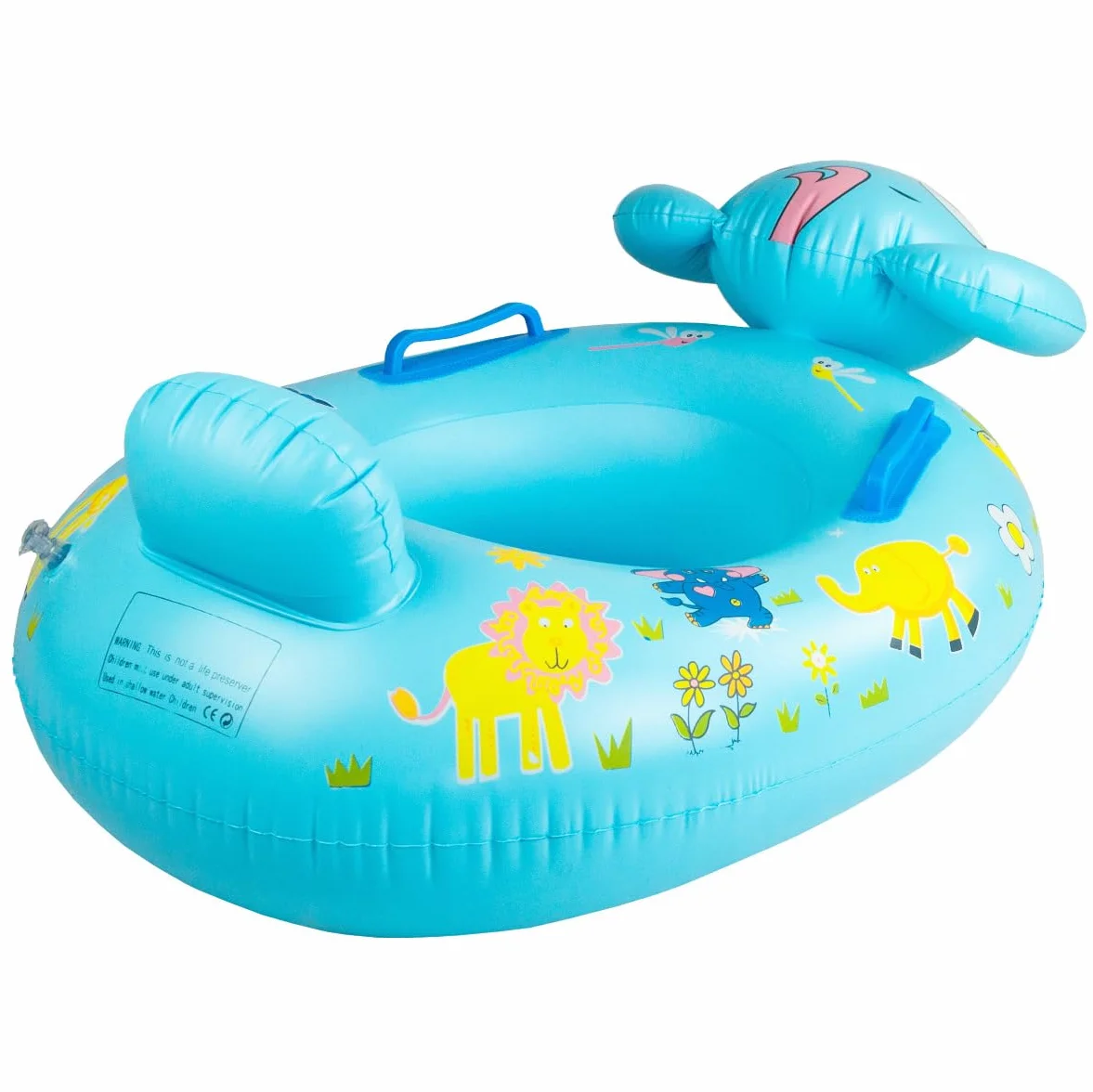 Martom Koło do pływania, słonia, ponton, nadmuchiwany pierścień do pływania, na imprezę, do wody, na lato, plażę, ponton dla dzieci, dla chłopców i dziewczynek, zabawa na basenie